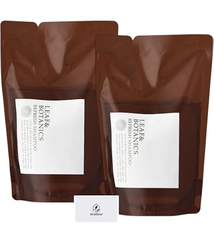 Amazon.co.jp: リーフ&ボタニクス リフレッシュシャンプー 詰替用